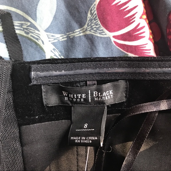 White House Black Market Corset Style Top - Picture 3 of 3